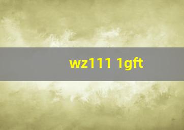 wz111 1gft